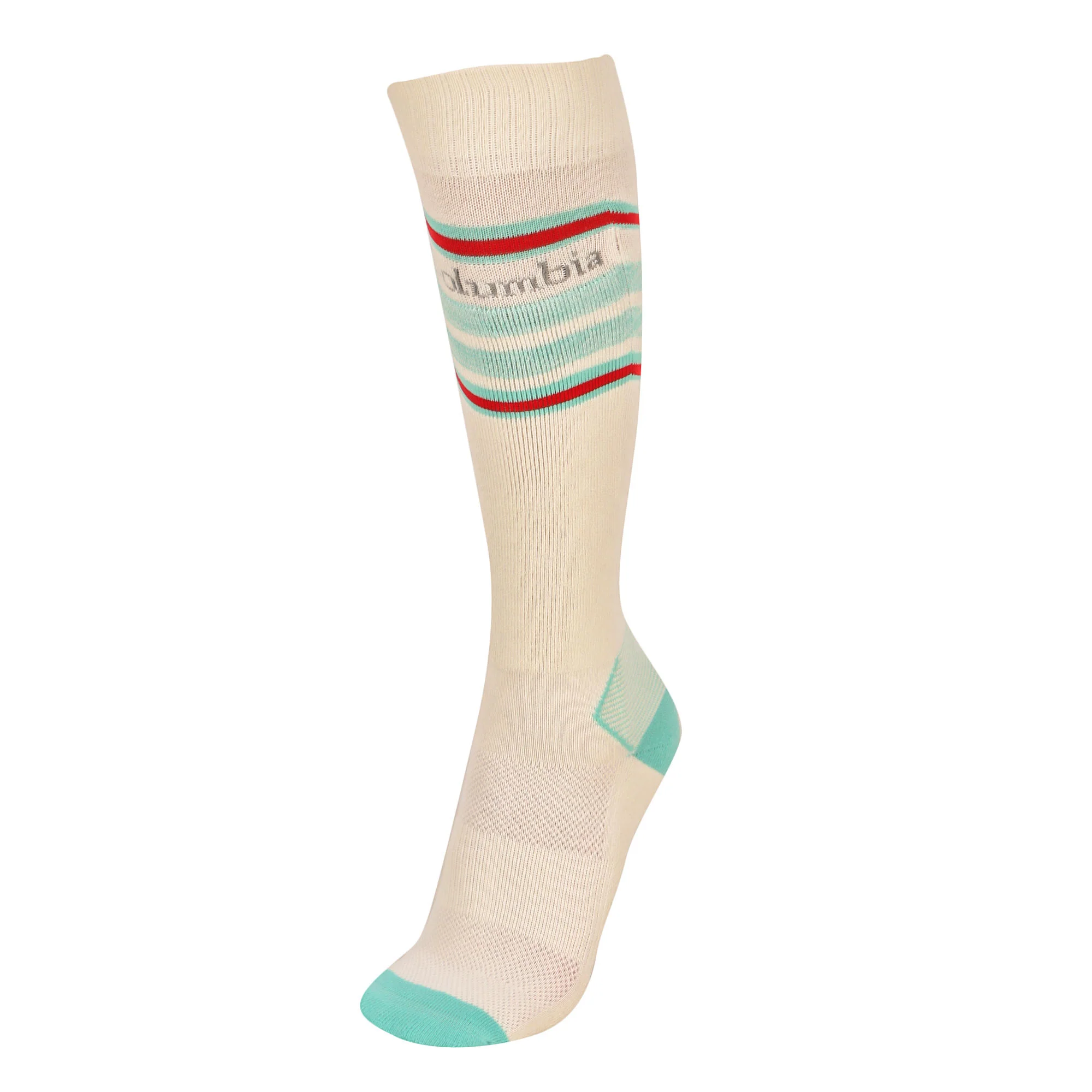 Columbia Unisex White SOCKS UX 1P SKI OTC-SNOWDRF/M  (1 Pair) (Non Returnable) - Image 6