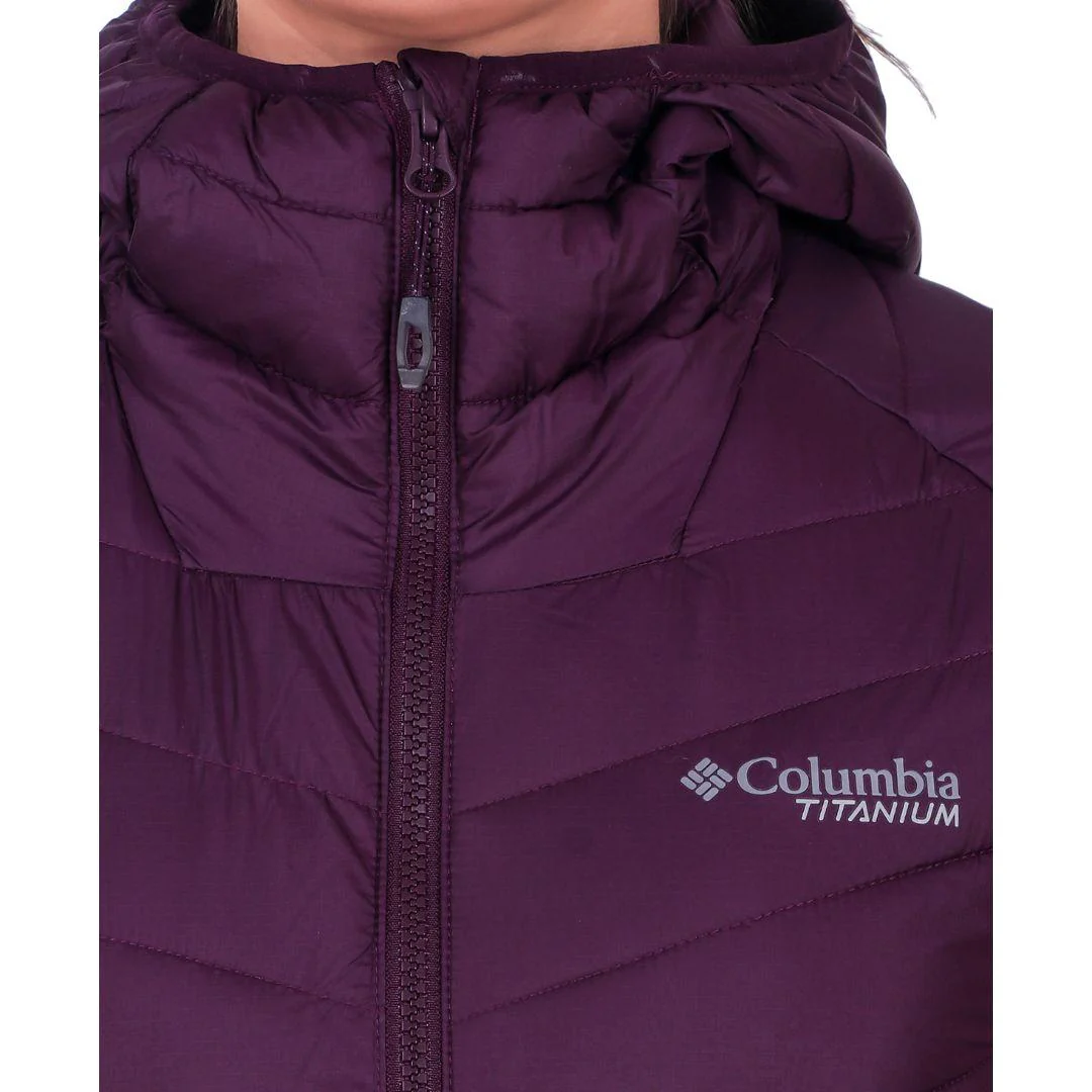 Columbia Women Maroon Snow Country Hooded Jacket - Image 4