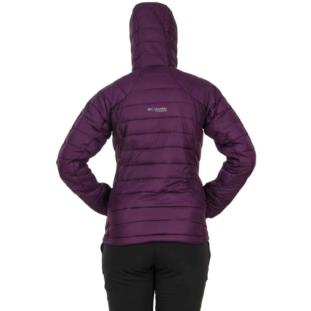 Columbia Women Maroon Snow Country Hooded Jacket - Image 8