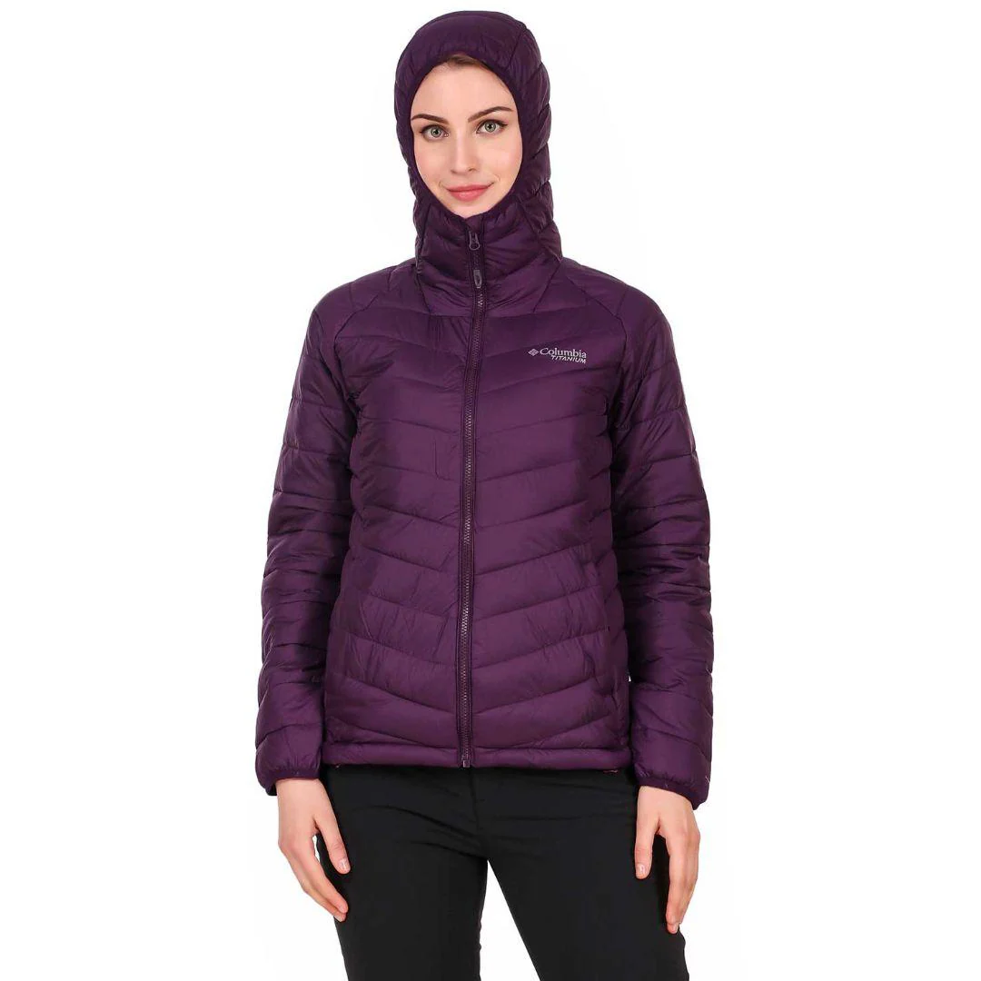 Columbia Women Maroon Snow Country Hooded Jacket - Image 9