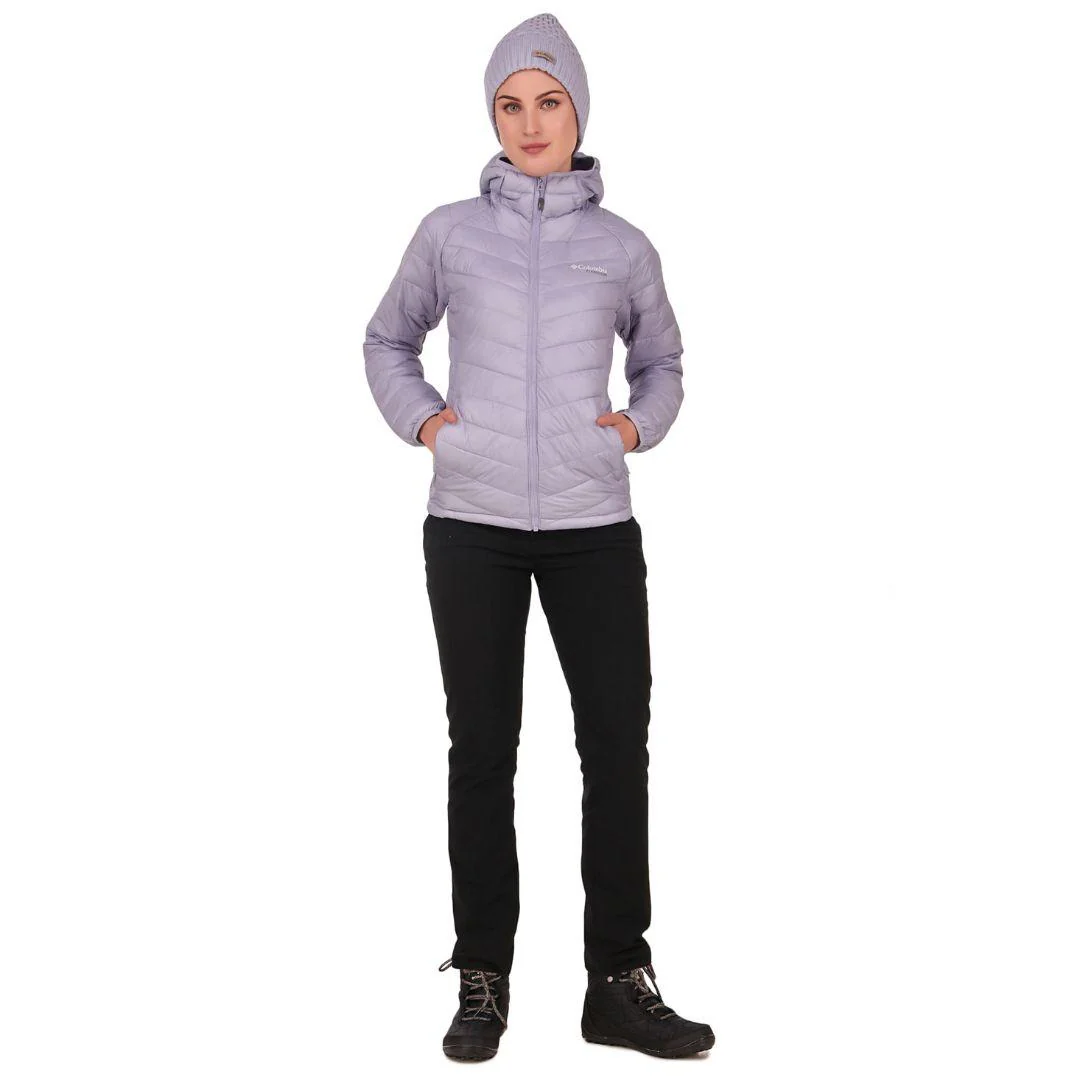 Columbia Women Purple Snow Country Hooded Jacket - Image 2