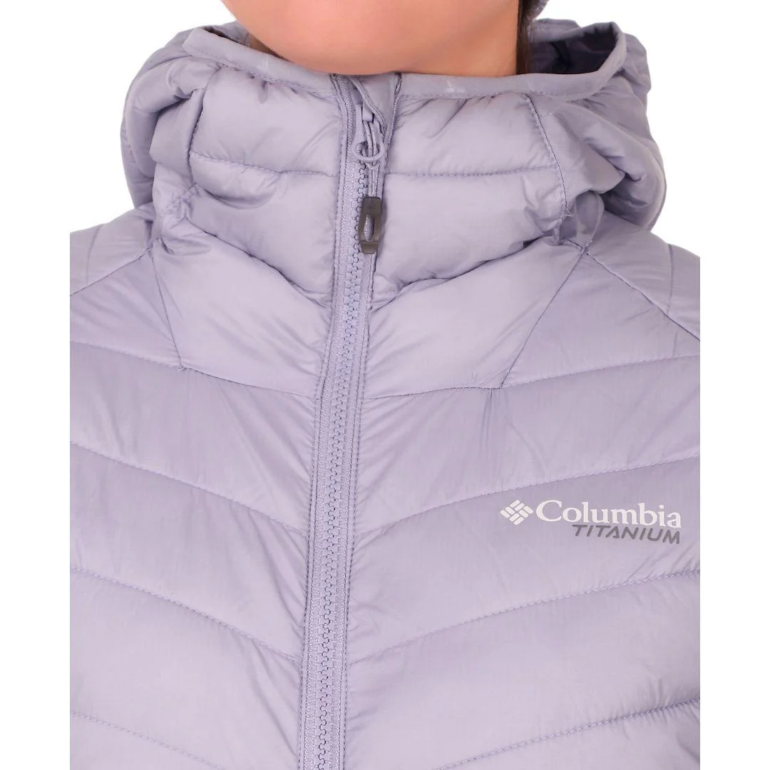 Columbia Women Purple Snow Country Hooded Jacket - Image 4