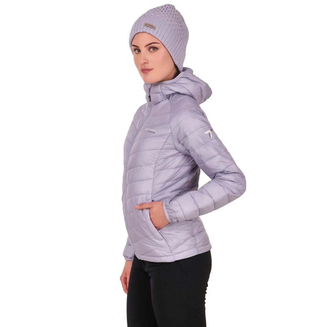 Columbia Women Purple Snow Country Hooded Jacket - Image 7