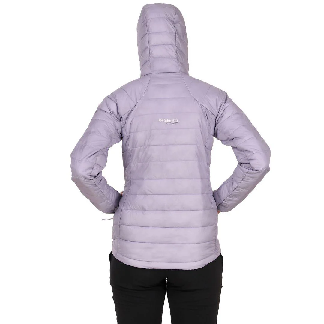 Columbia Women Purple Snow Country Hooded Jacket - Image 8