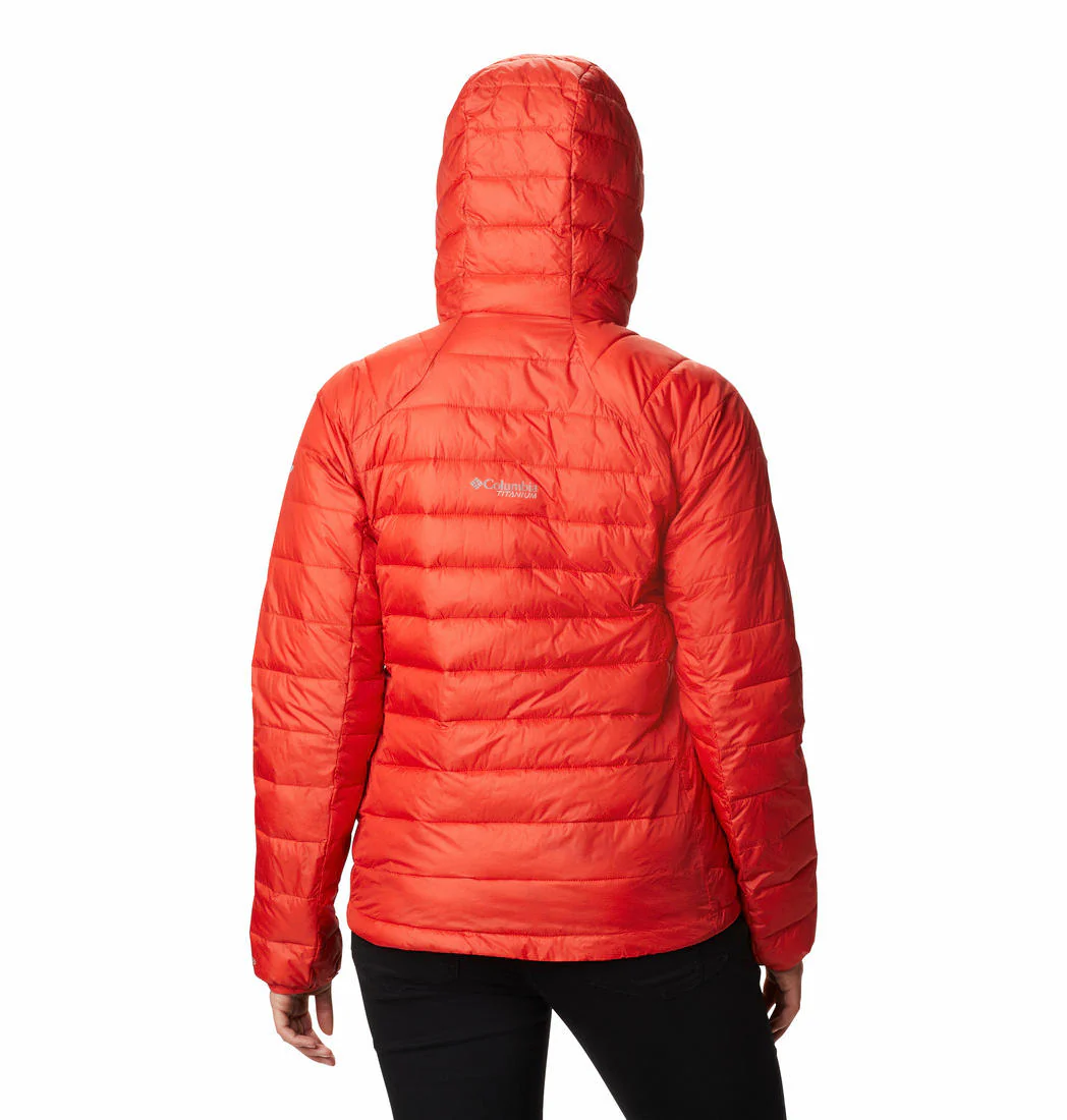 Columbia Women Orange Snow Country Hooded Jacket - Image 4