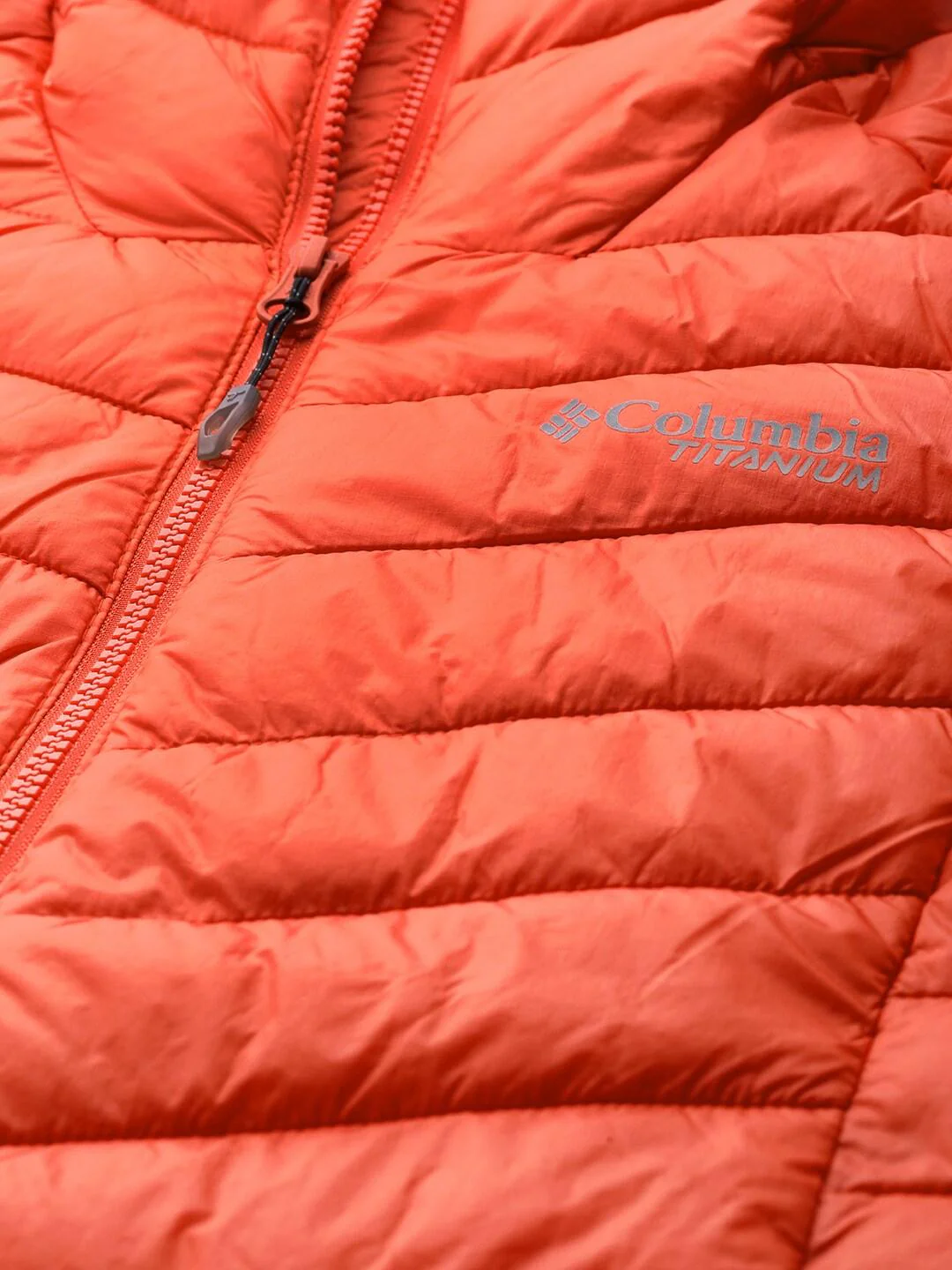 Columbia Women Orange Snow Country Hooded Jacket - Image 5