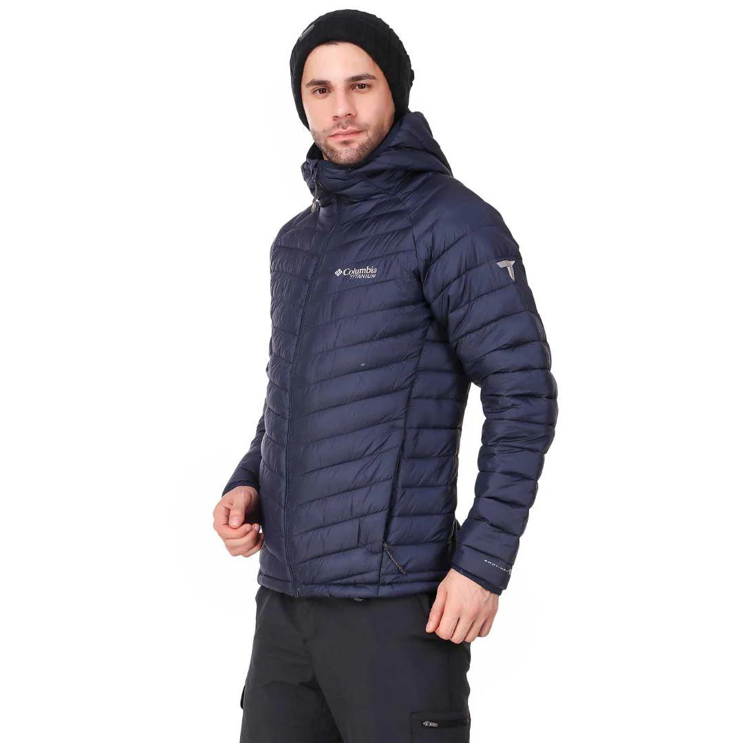 Columbia Men Blue Snow Country Hooded Jacket - Image 2