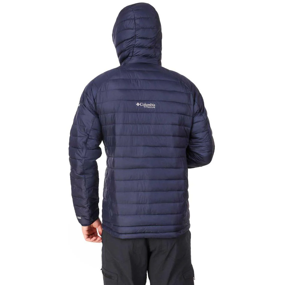 Columbia Men Blue Snow Country Hooded Jacket - Image 5