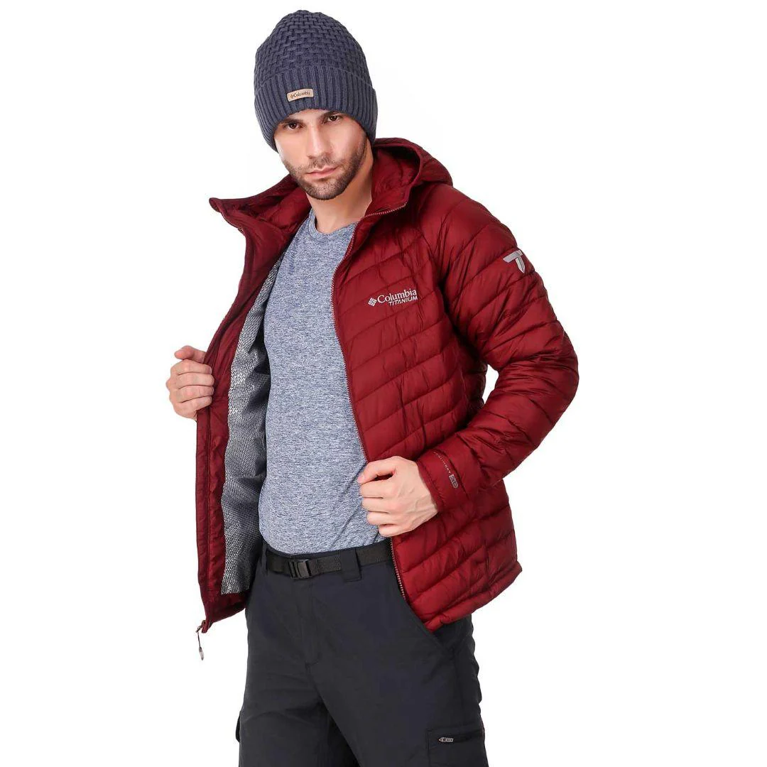 Columbia Men Red Snow Country Hooded Jacket - Image 5