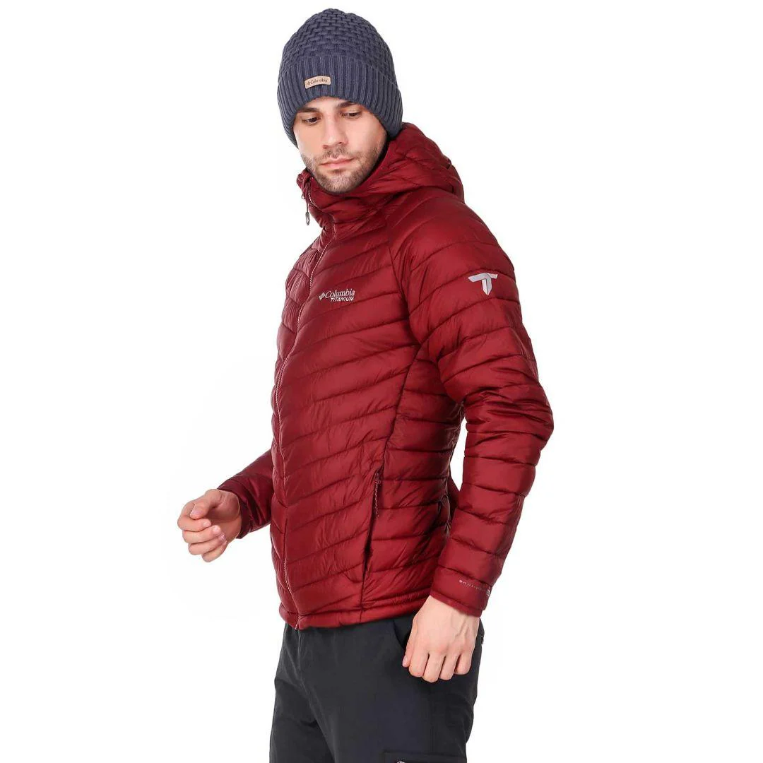 Columbia Men Red Snow Country Hooded Jacket - Image 6