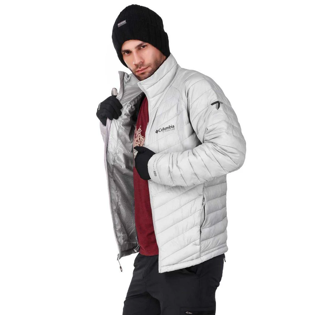 Columbia Men Grey Snow Country Jacket - Image 5