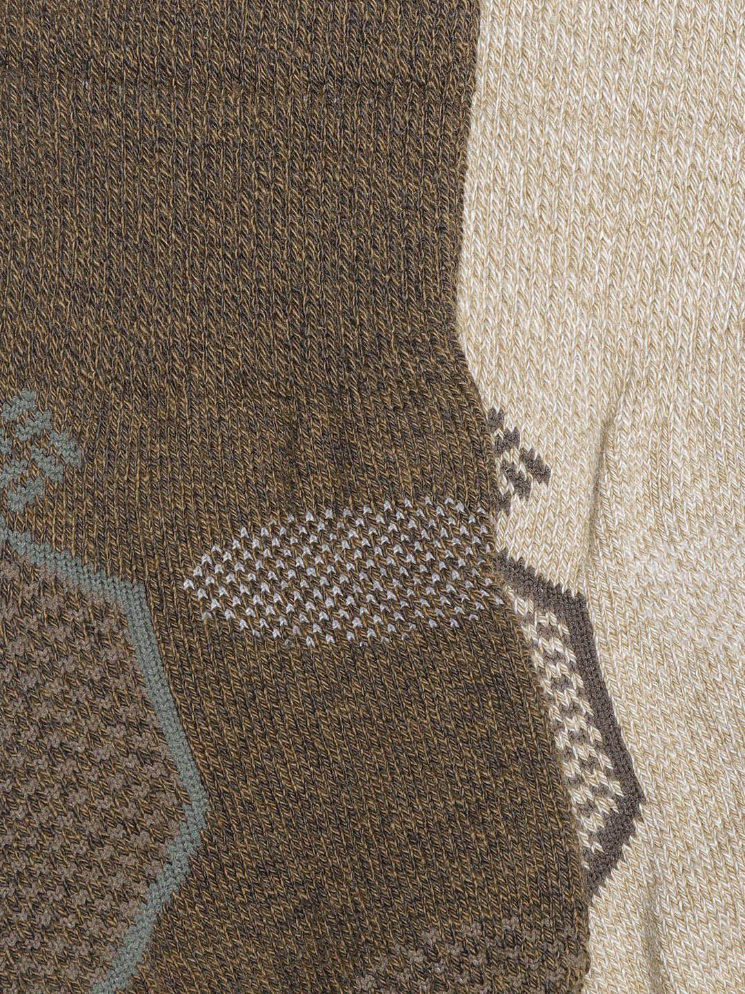 Columbia Men Brown SOCKS MN 2P QUARTER-BALNCE PT  (2 Pair) (Non Returnable) - Image 2