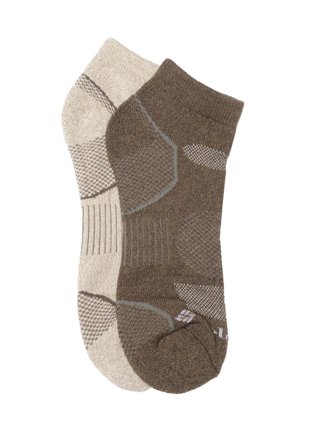 Columbia Men Brown SOCKS MN2P LOW CUT-BALPT 2P   (2 Pair) (Non Returnable) - Image 2