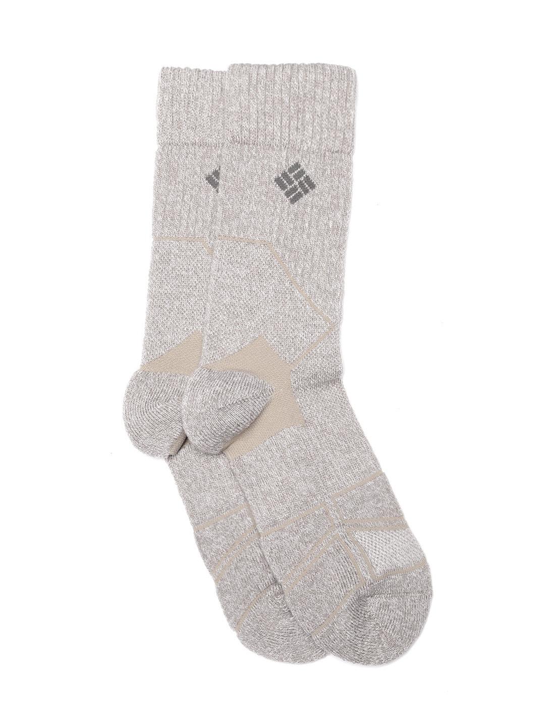 Columbia Unisex Beige SOCKS UX 1P HIK CRW-MD WT-MED (1 Pair) (Non Returnable) - Image 2