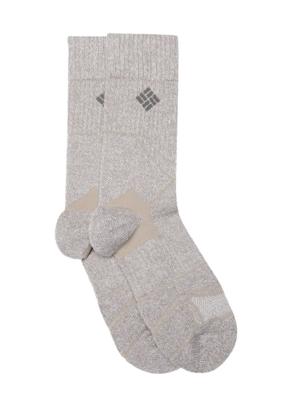 Columbia Unisex Khaki SOCKS UX 1P HIK CRW-MD WT-SML  (1 Pair) (Non Returnable) - Image 2