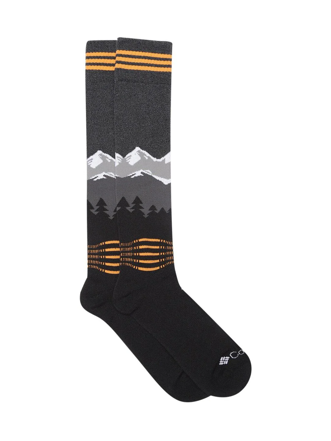 Columbia Unisex Black SOCKS UX 1P SKI OTC-ECO-LRG 1P  (1 Pair) (Non Returnable) - Image 2