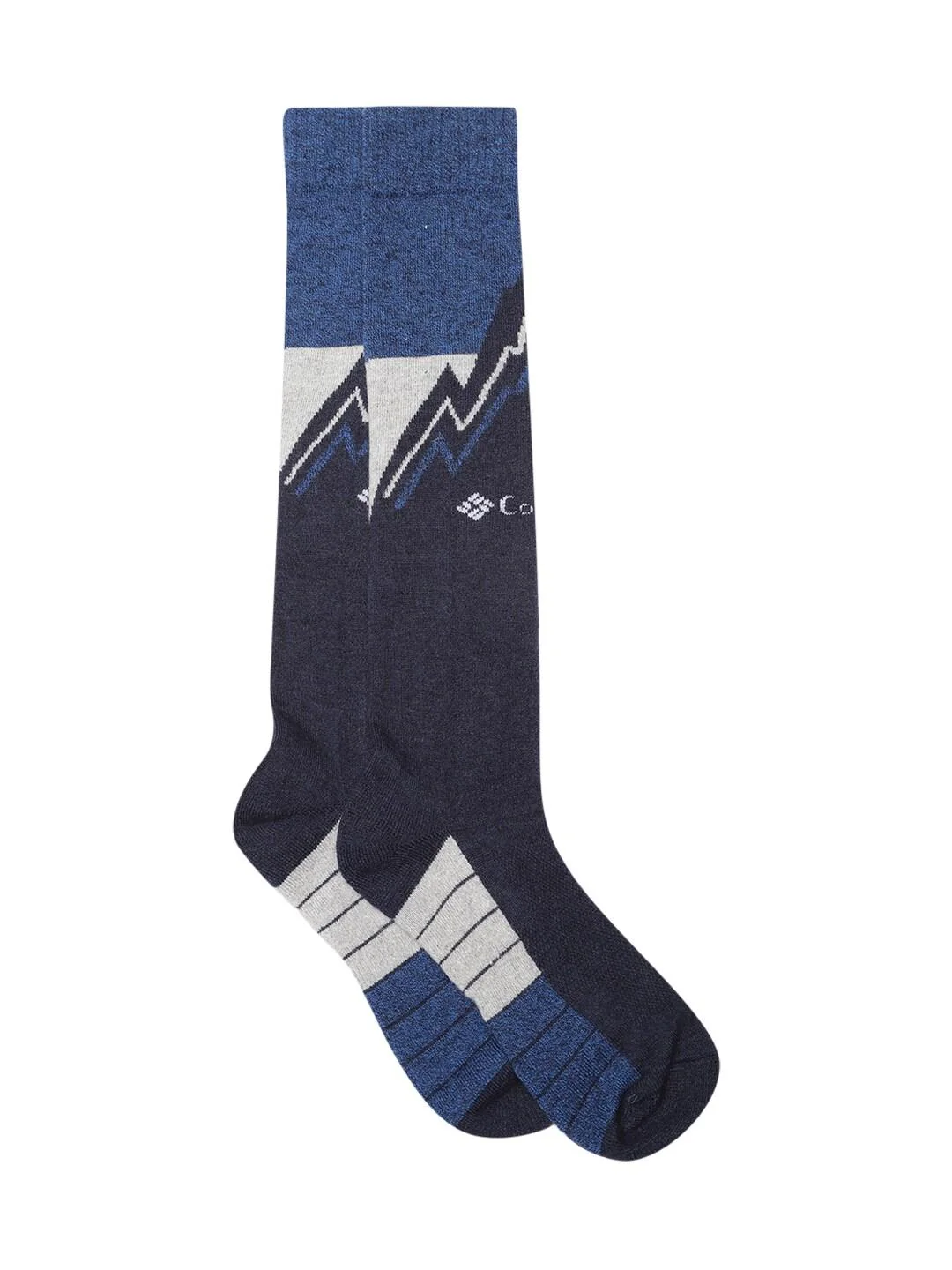 Columbia Unisex Blue SOCKS UX 1P SKI OTC/LARGE 1P C  (1 Pair) (Non Returnable) - Image 2