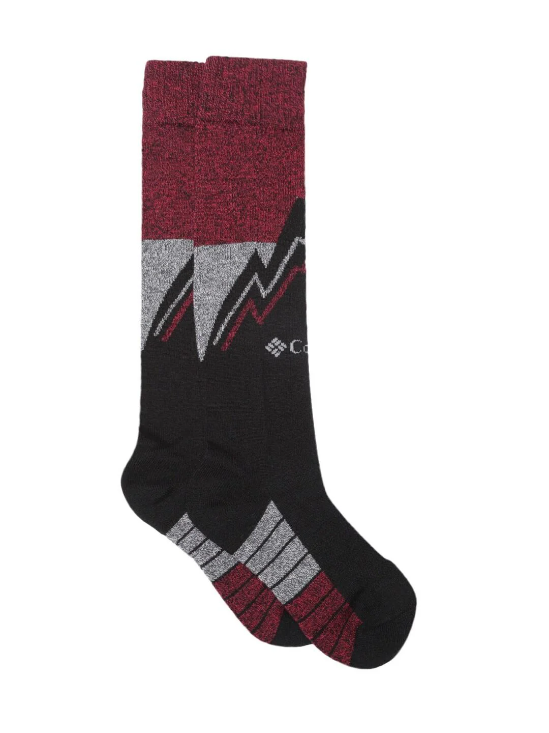Columbia Unisex Black SOCKS UX 1P SKI OTC/SMALL 1P B  (1 Pair) (Non Returnable) - Image 2