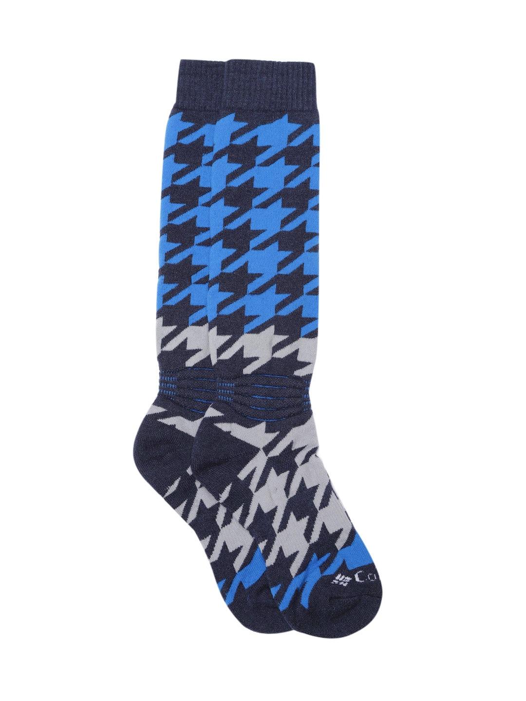 Columbia Unisex Blue SOCKS UX 1P SNWBRD/MED-HNDSTH  (1 Pair) (Non Returnable) - Image 2