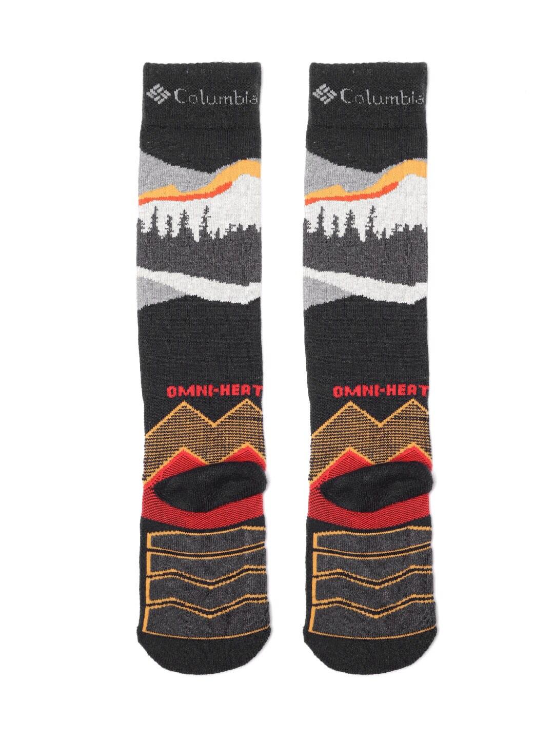 Columbia Unisex Black SOCKS UX 1PR OMNI SKI-MTN-LRG  (1 Pair) (Non Returnable) - Image 2
