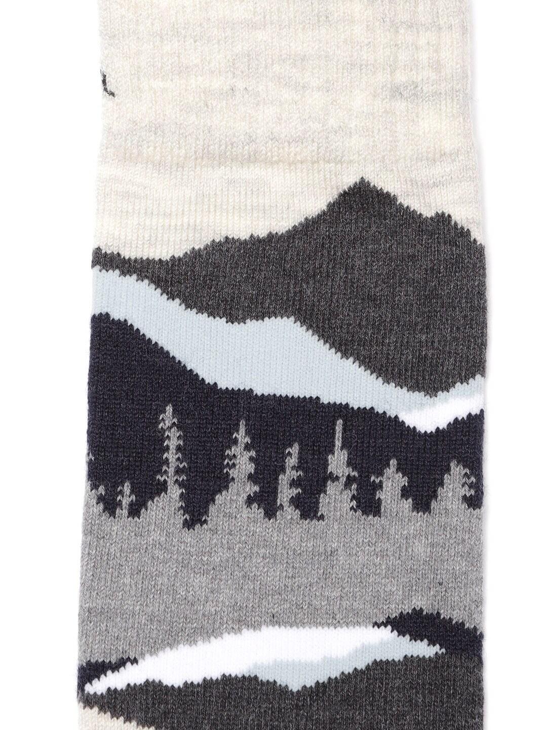 Columbia Unisex White SOCKS UX 1PR OMNI SKI-MTN-LRG  (1 Pair) (Non Returnable) - Image 3