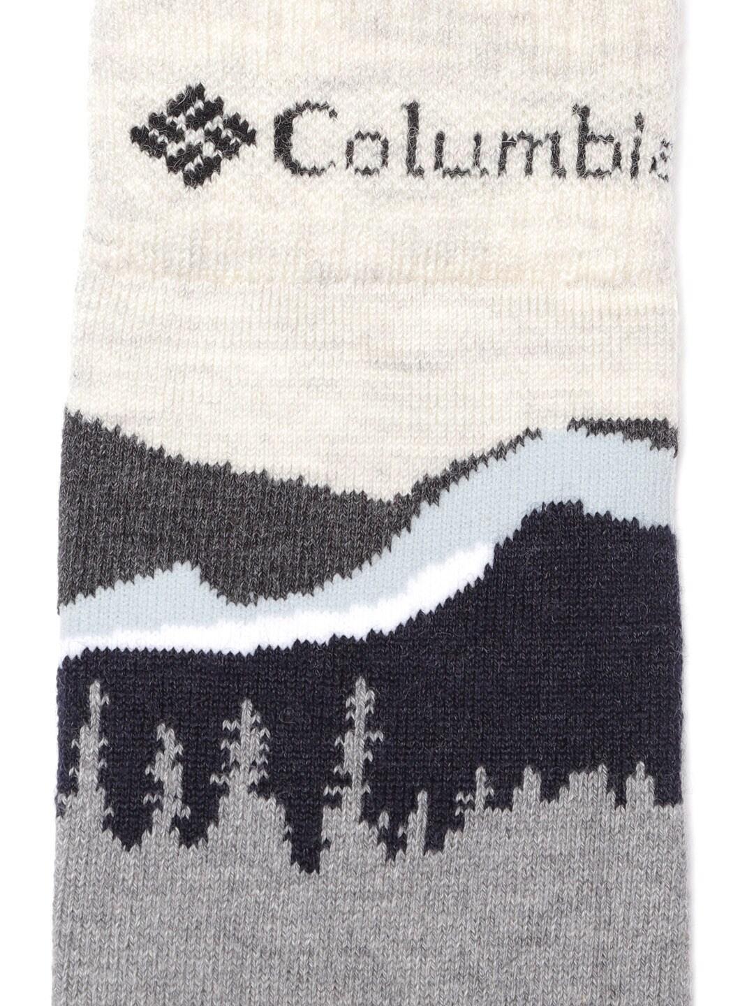 Columbia Unisex White SOCKS UX 1PR OMNI SKI-MTN-LRG  (1 Pair) (Non Returnable) - Image 4