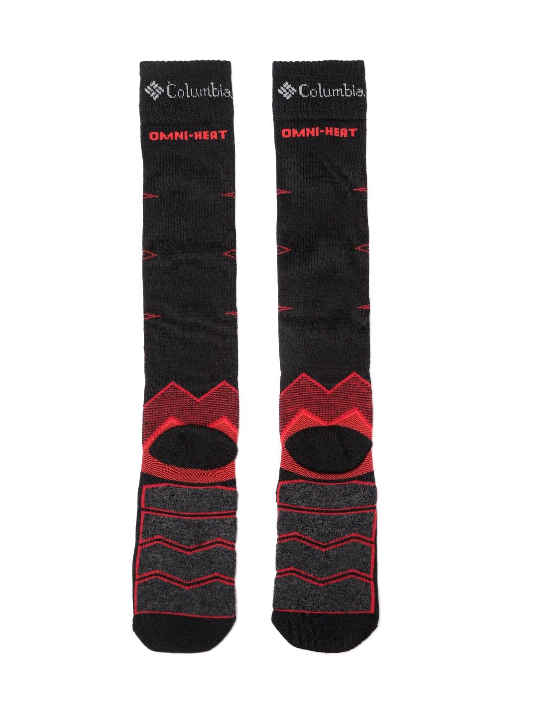 Columbia Unisex Black SOCKS UX 1PR OMNI SKI-OPT-LRG  (1 Pair) (Non Returnable) - Image 2