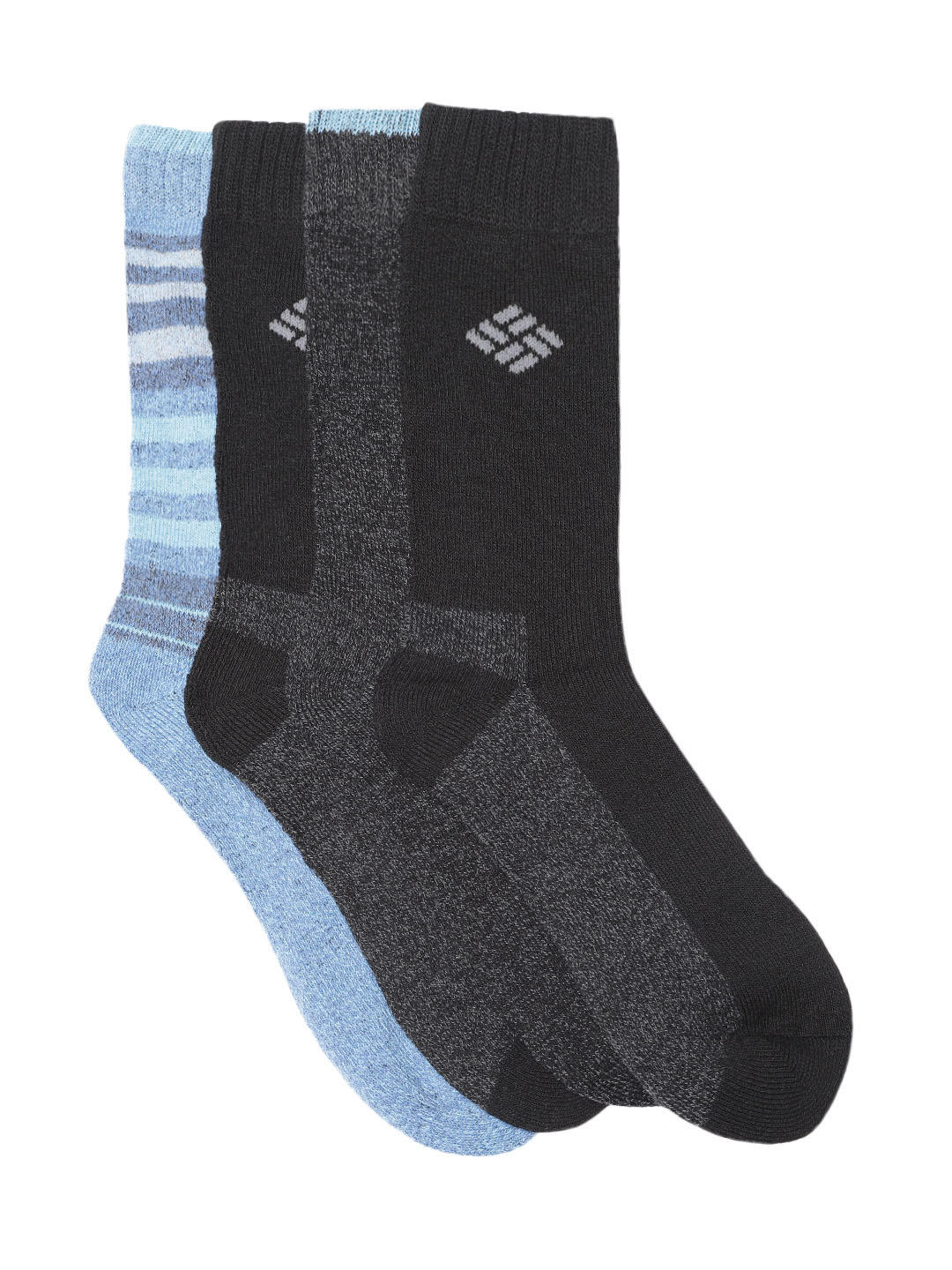 Columbia Women Black SOCKS WM 4P MOIS CTRL CRW-SMU  (4 Pair) (Non Returnable) - Image 2