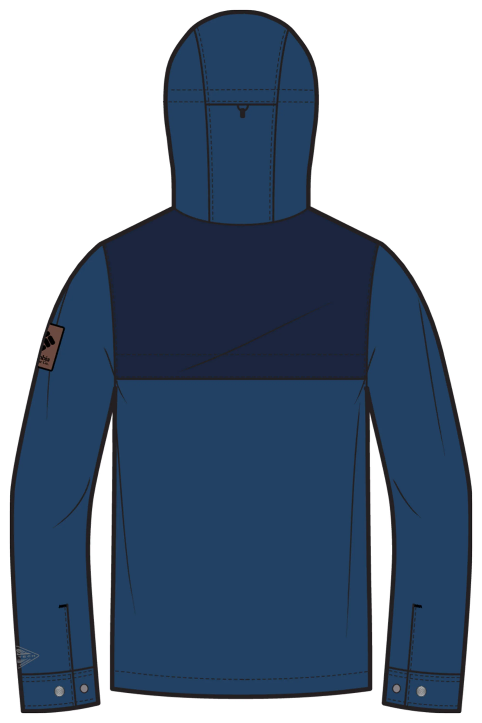 Columbia Men Blue South Canyon Interchange Shell Waterproof - Image 2