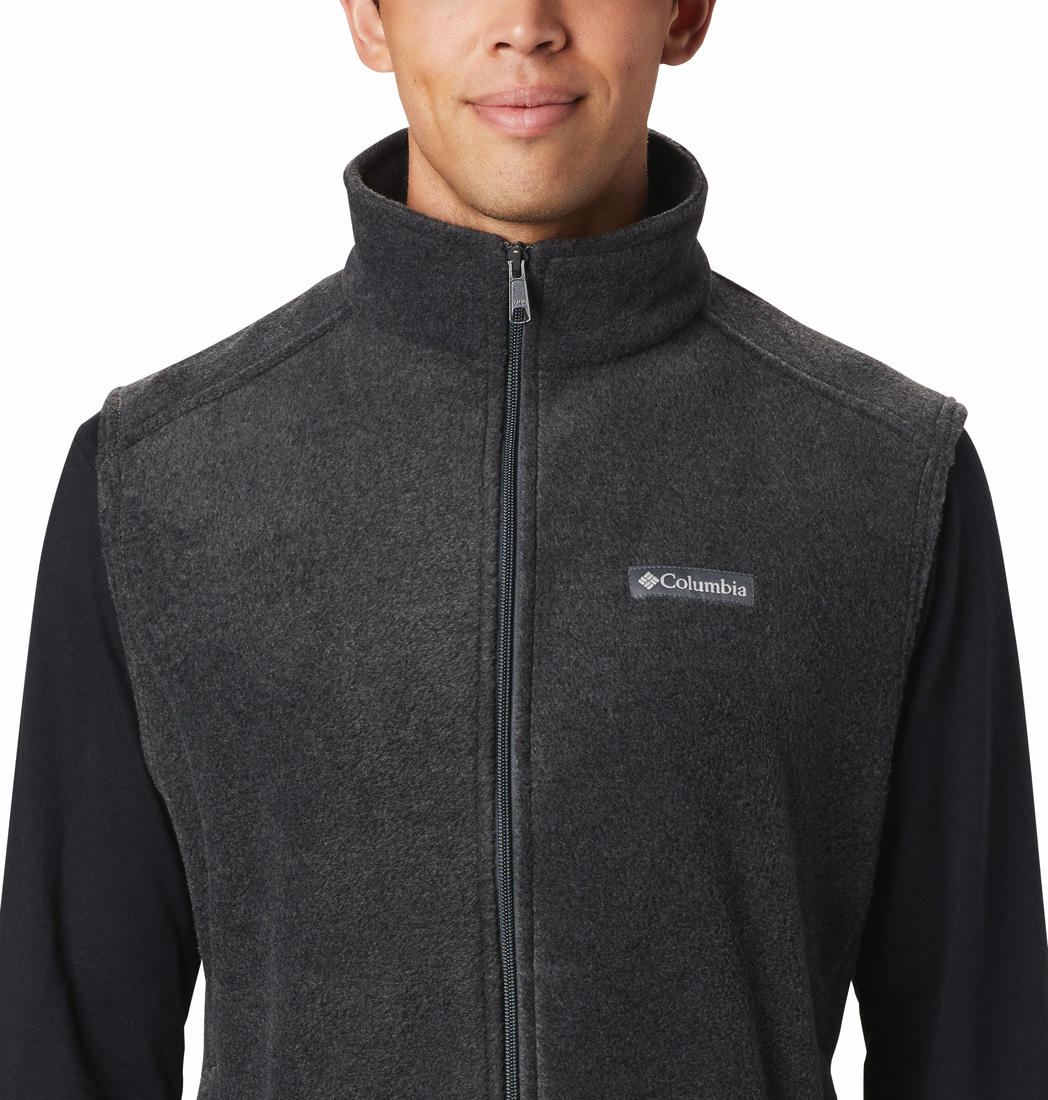 Columbia Men Grey Steens Mountain Vest - Image 2