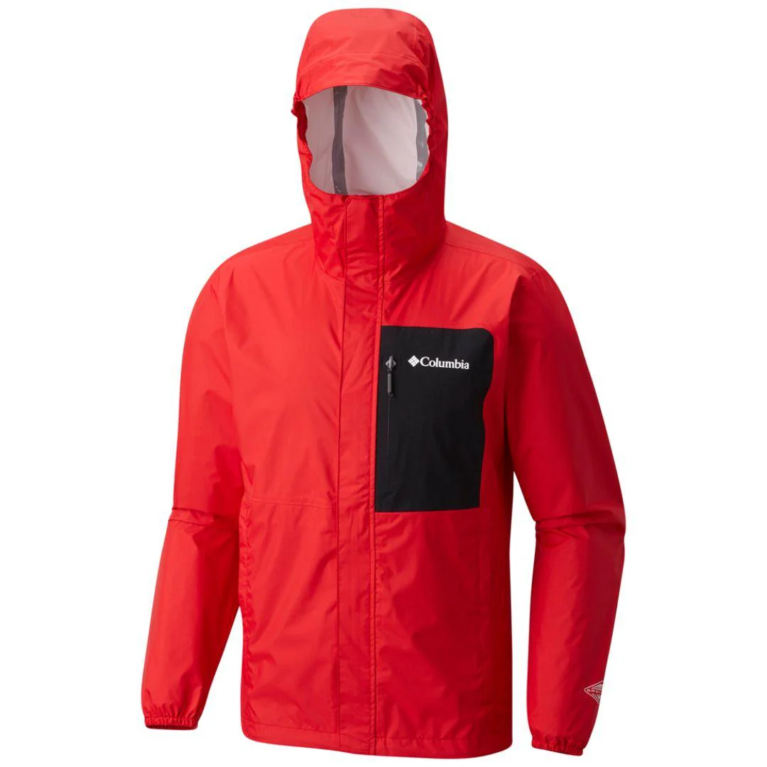 Columbia Men Pink Summit Sleeker Shell Waterproof - Image 2