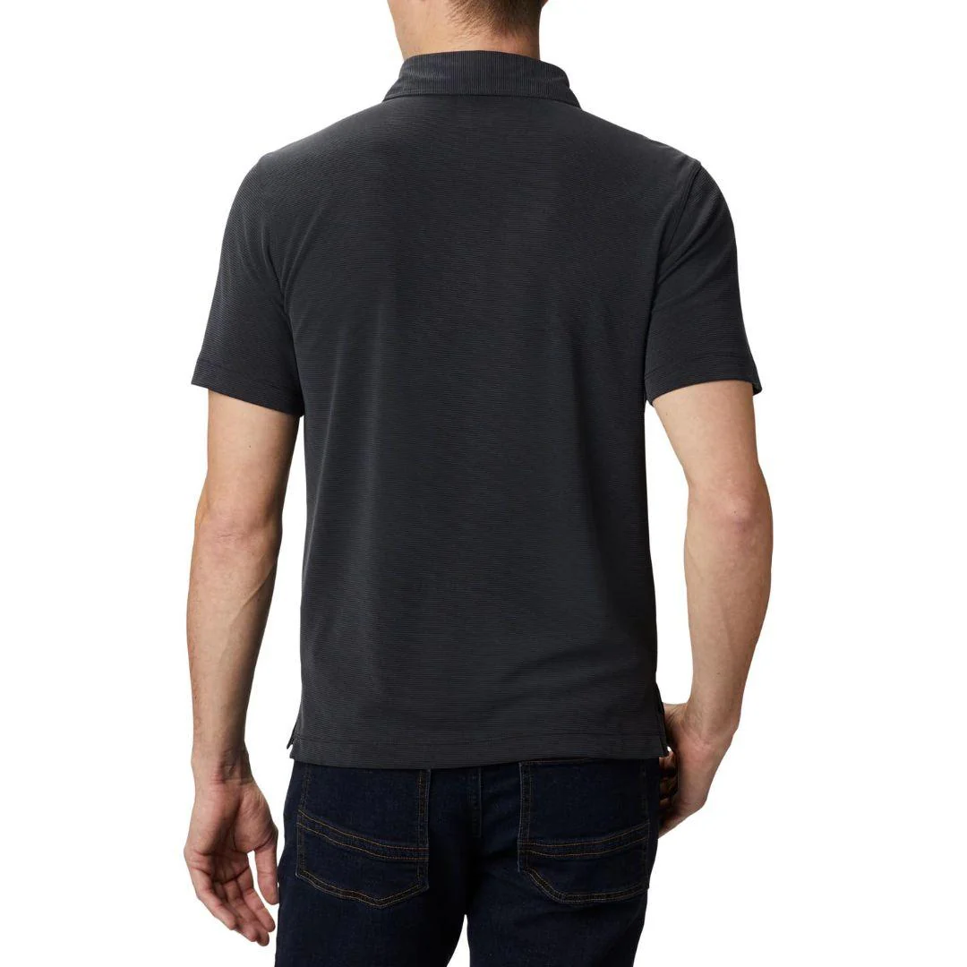 Columbia Men Black Sun Ridge Polo (Sun Protection) - Image 5
