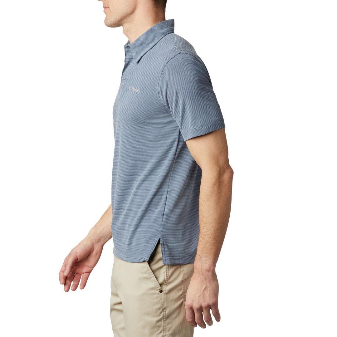 Columbia Men Blue Sun Ridge Polo (Sun Protection) - Image 4