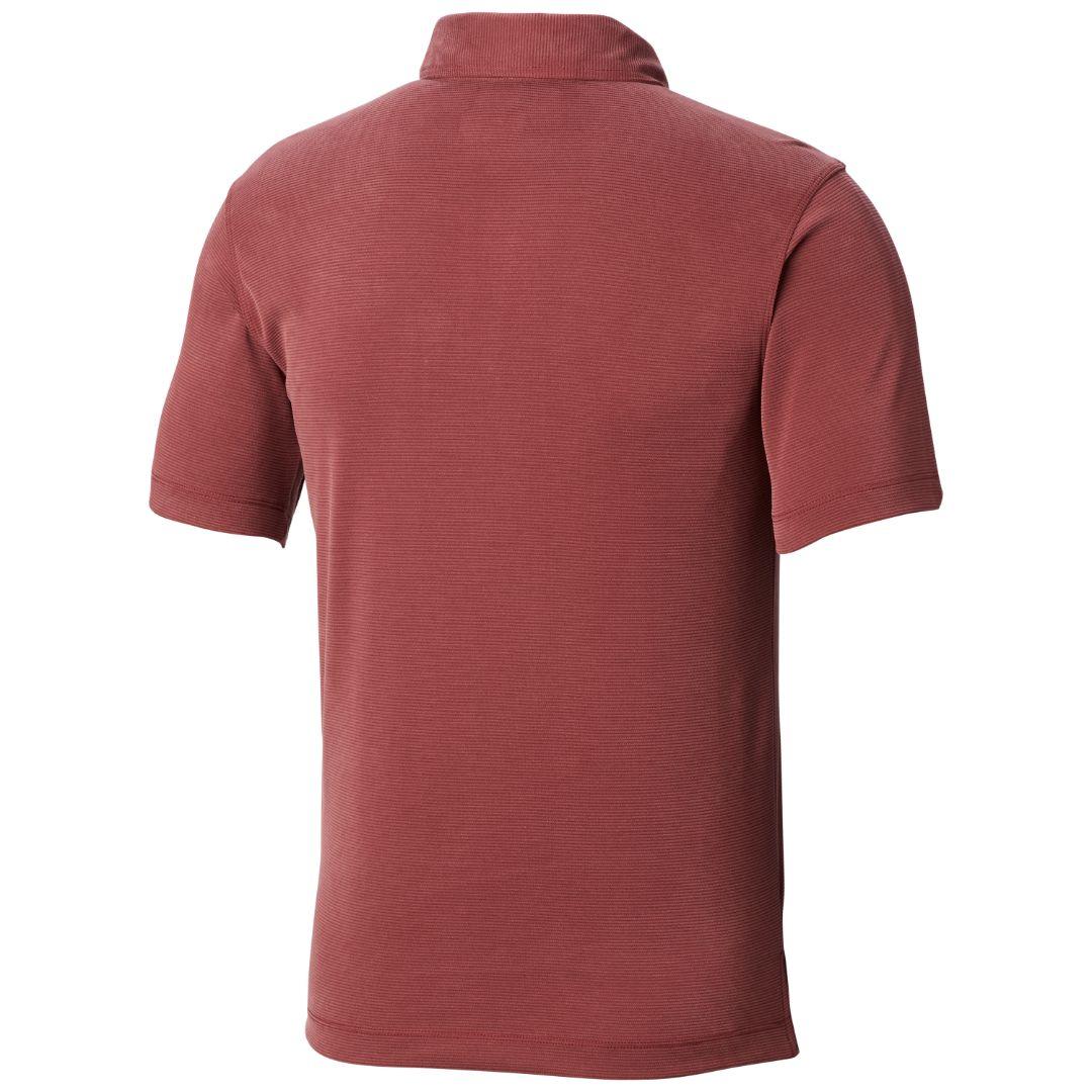Columbia Men Red Sun Ridge Polo (Sun Protection) - Image 2