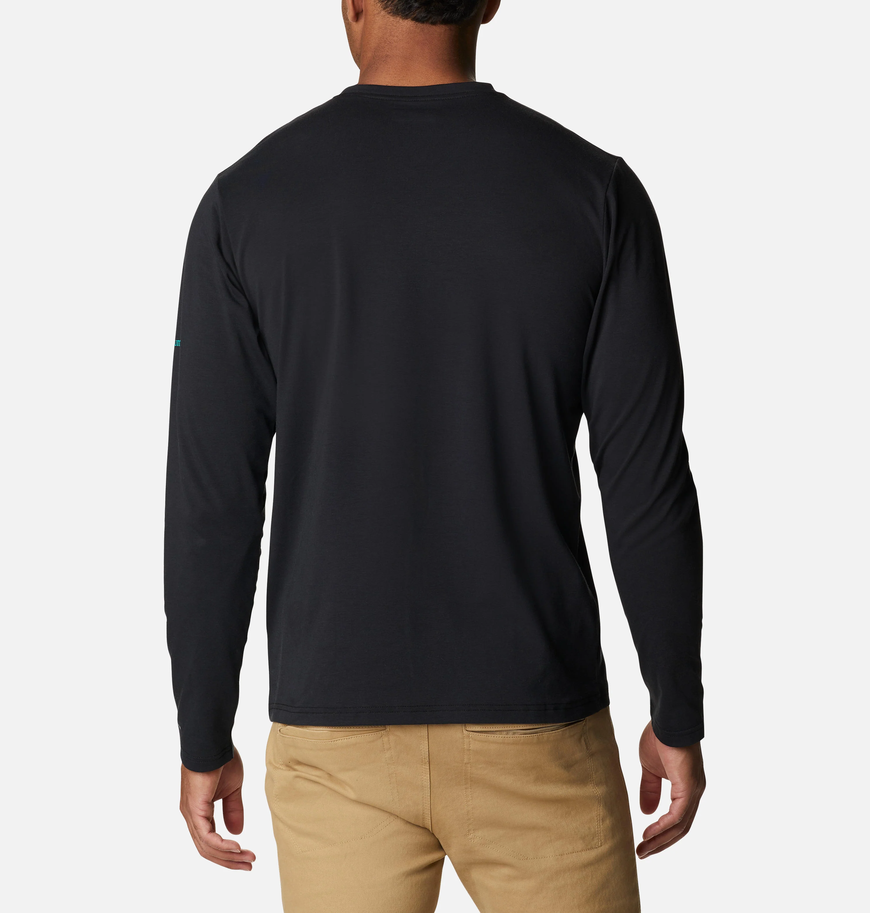 Columbia Men White Sun Trek Graphic Long Sleeve Shirt (Sun Protection) - Image 5