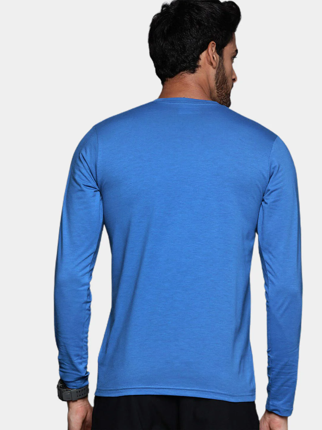 Columbia Men Blue Sun Trek Graphic Long Sleeve Shirt (Sun Protection) - Image 9