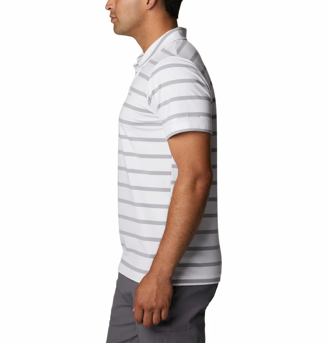Columbia Men White Sun Trek Polo (Sun Protection) - Image 2