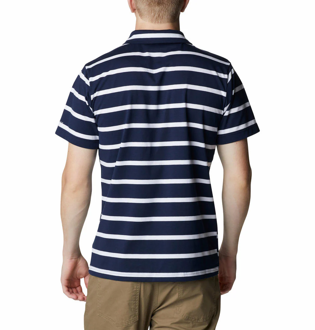 Columbia Men Blue Sun Trek Polo (Sun Protection) - Image 6