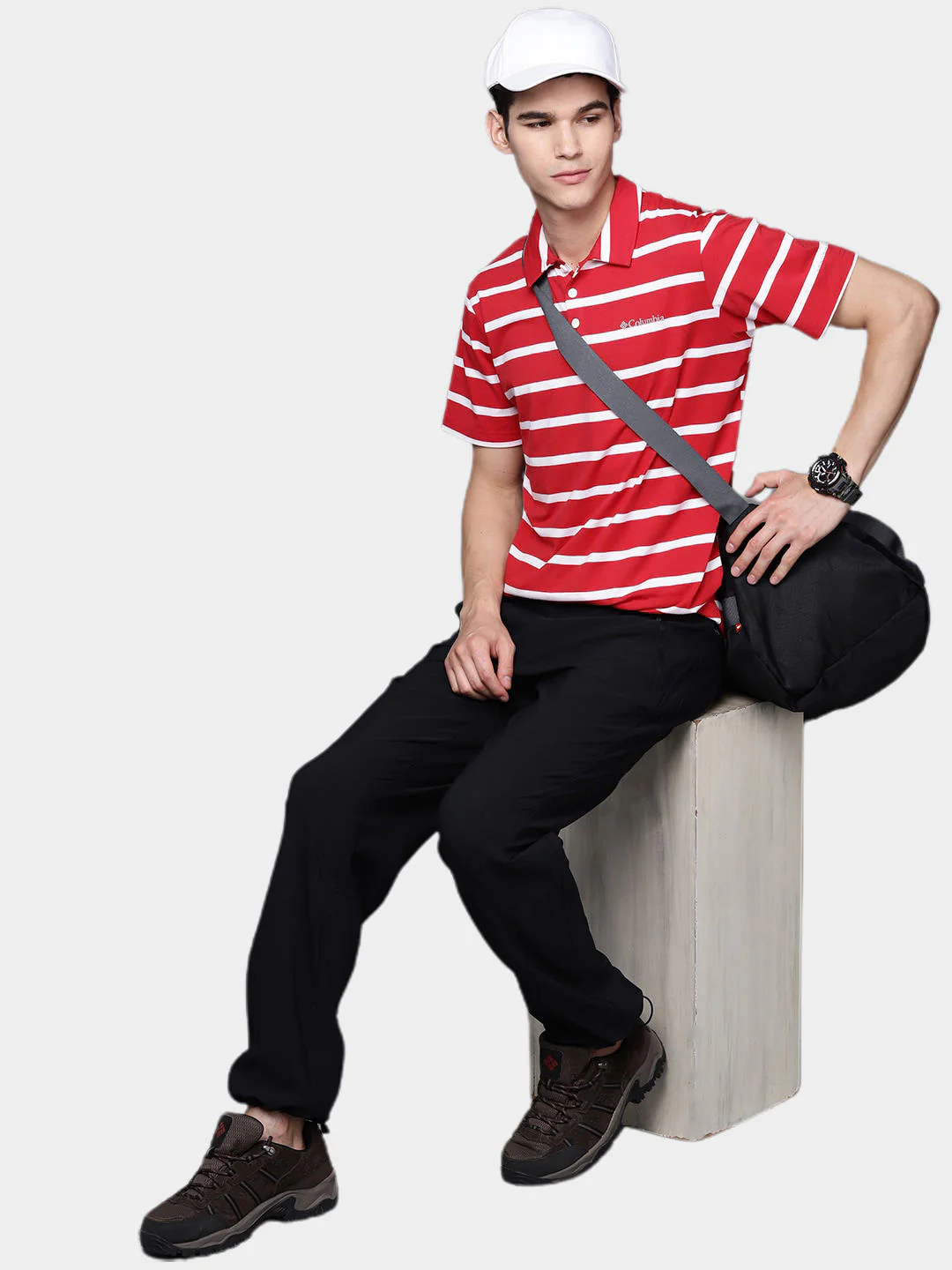 Columbia Men Red Sun Trek Polo (Sun Protection) - Image 10