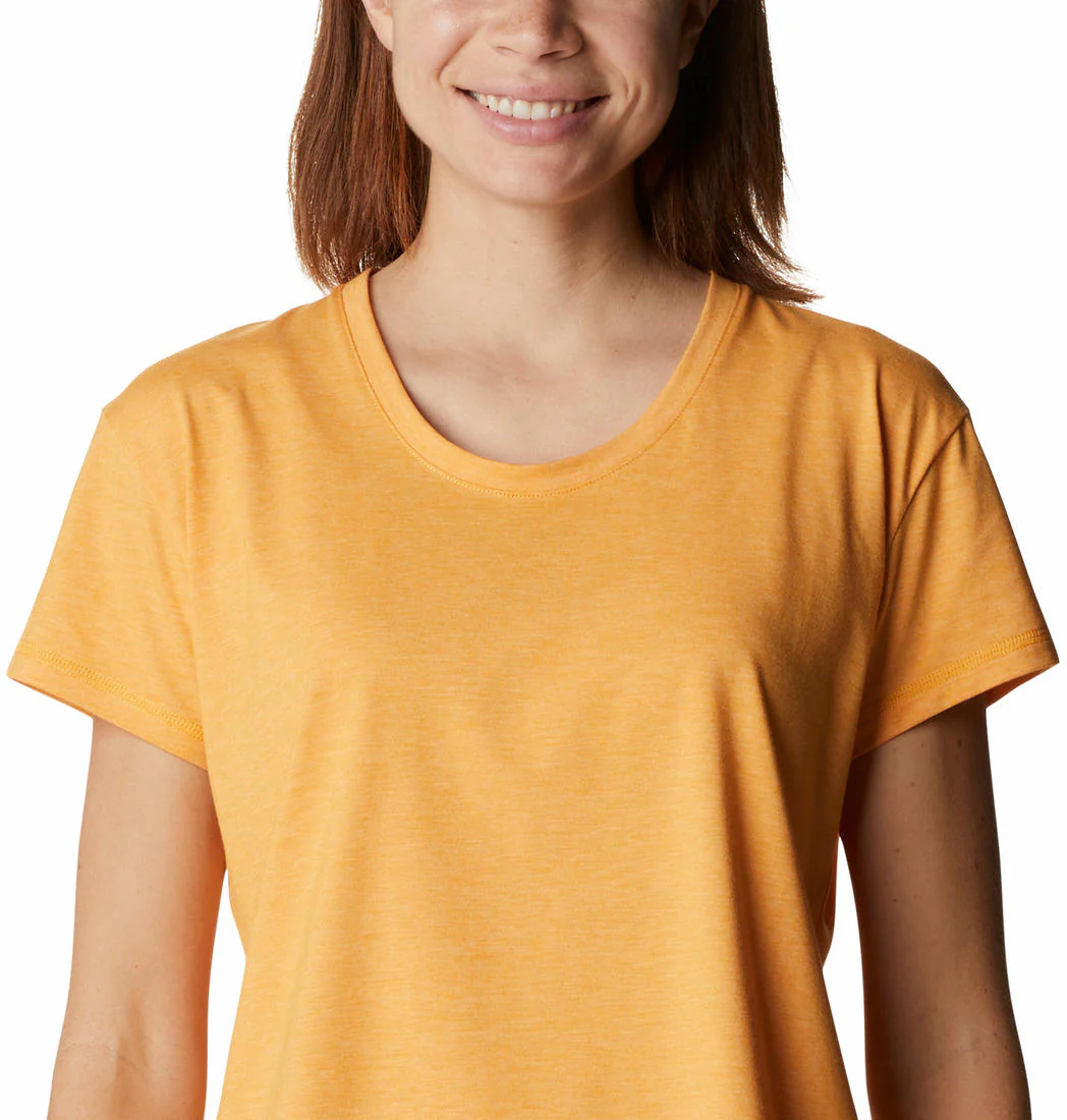 Columbia Women Yellow Sun Trek SS Tee (Sun Protection) - Image 4