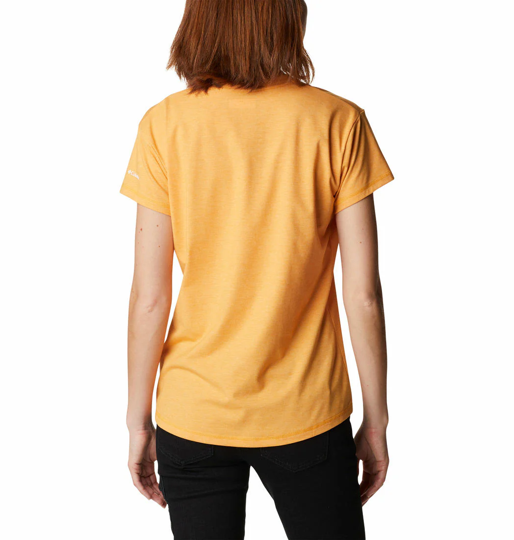 Columbia Women Yellow Sun Trek SS Tee (Sun Protection) - Image 6