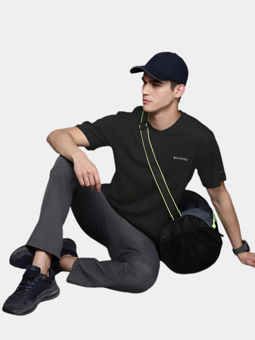 Columbia Men Black Sun Trek V-Neck Short Sleeve (Sun Protection) - Image 10