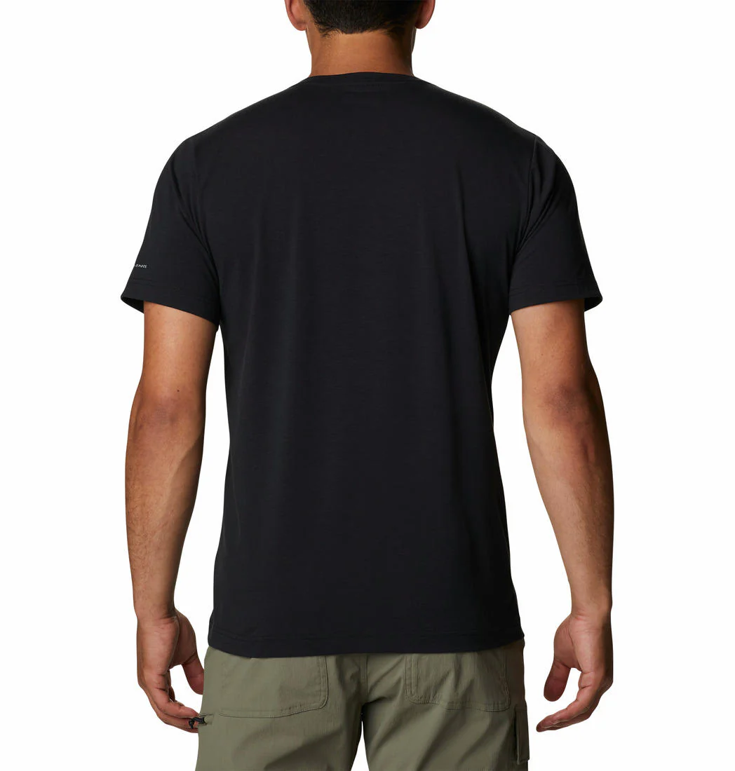 Columbia Men Black Sun Trek V-Neck Short Sleeve (Sun Protection) - Image 6