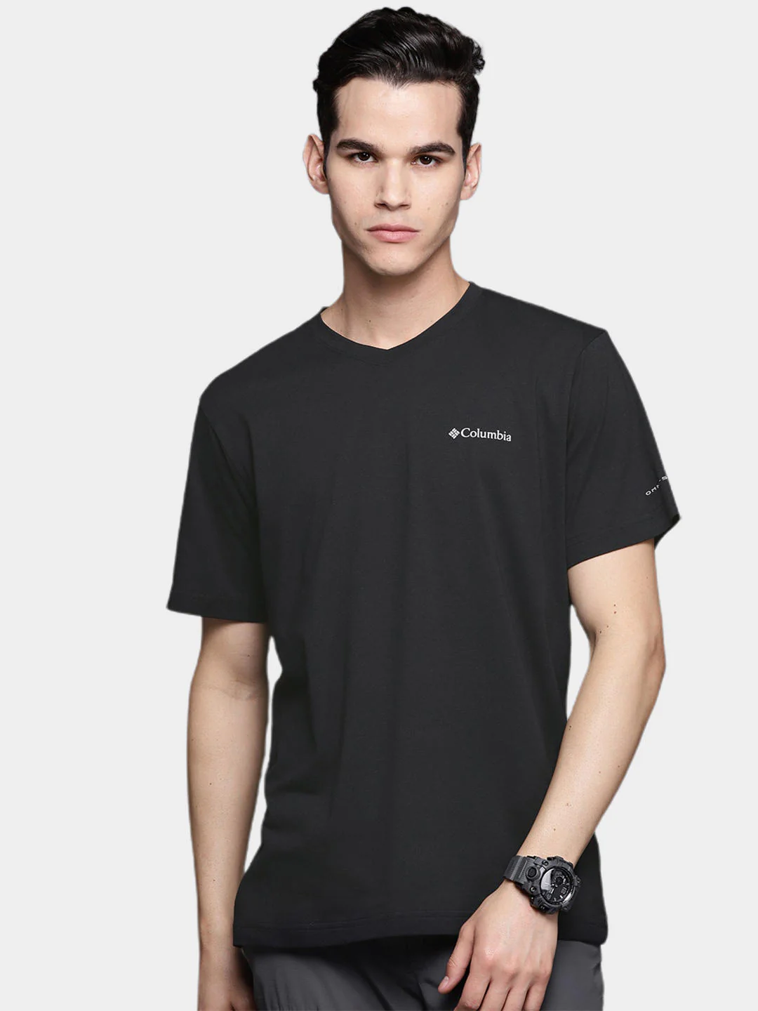 Columbia Men Black Sun Trek V-Neck Short Sleeve (Sun Protection) - Image 8