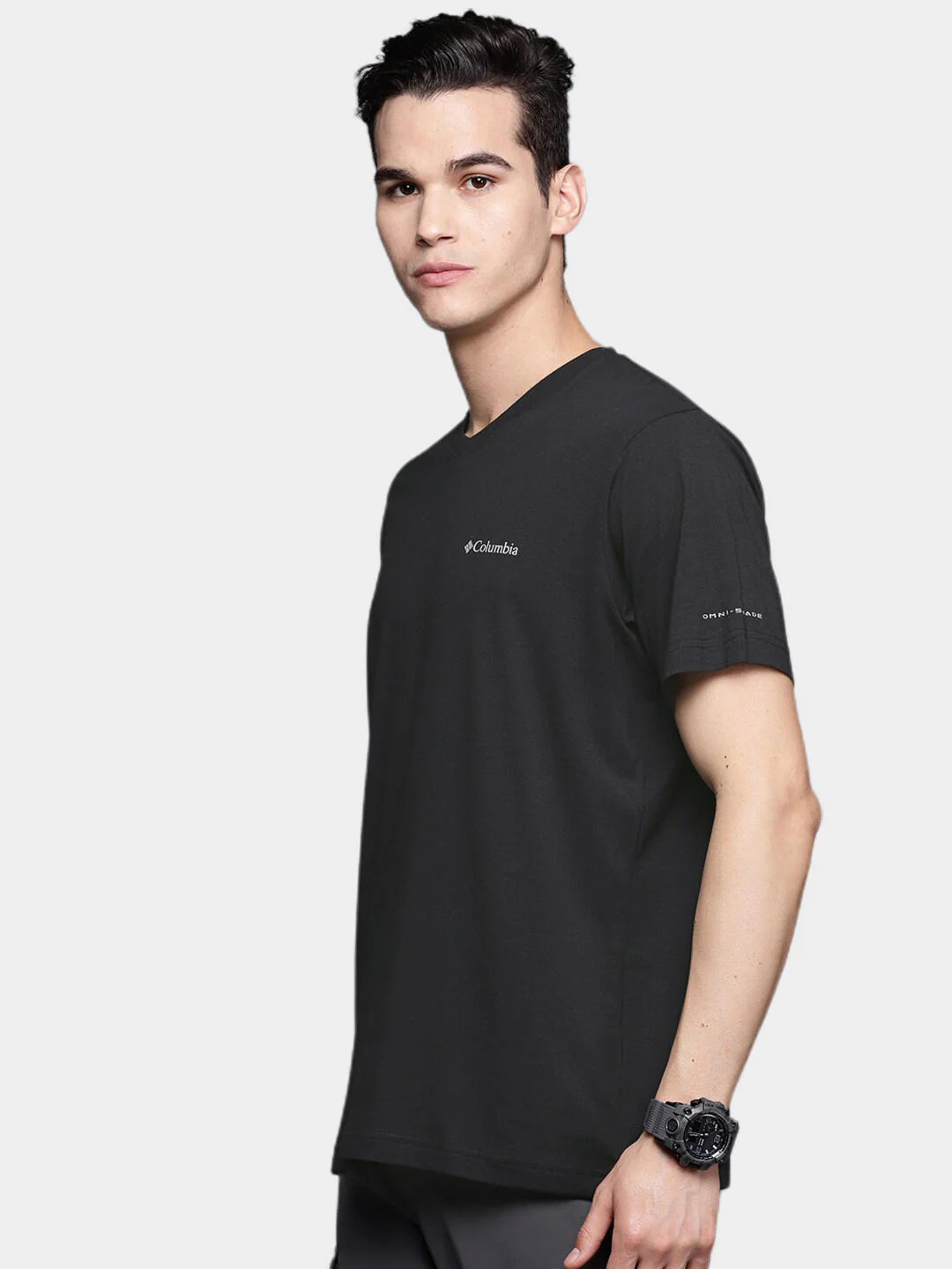 Columbia Men Black Sun Trek V-Neck Short Sleeve (Sun Protection) - Image 9