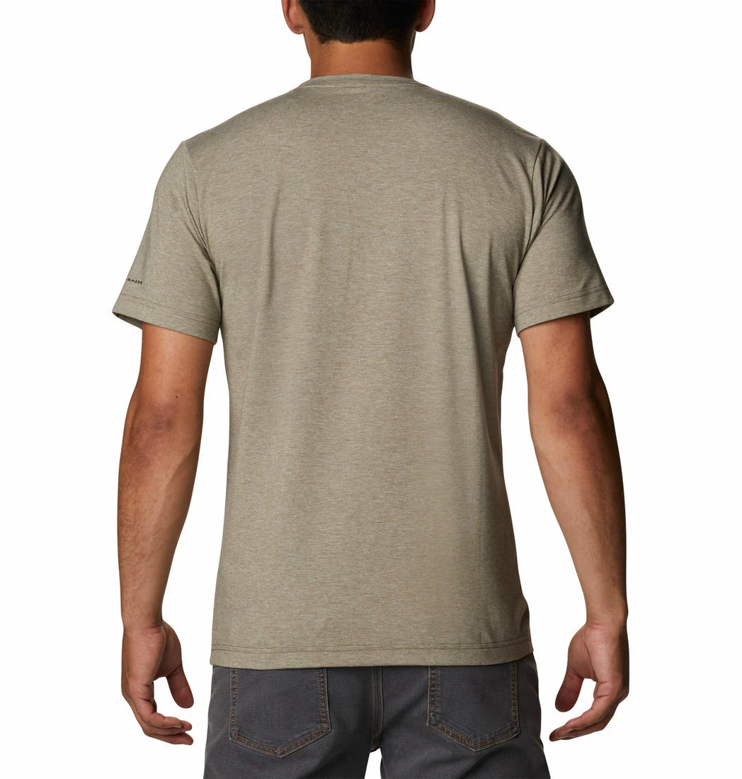 Columbia Men Green Sun Trek V-Neck Short Sleeve (Sun Protection) - Image 6