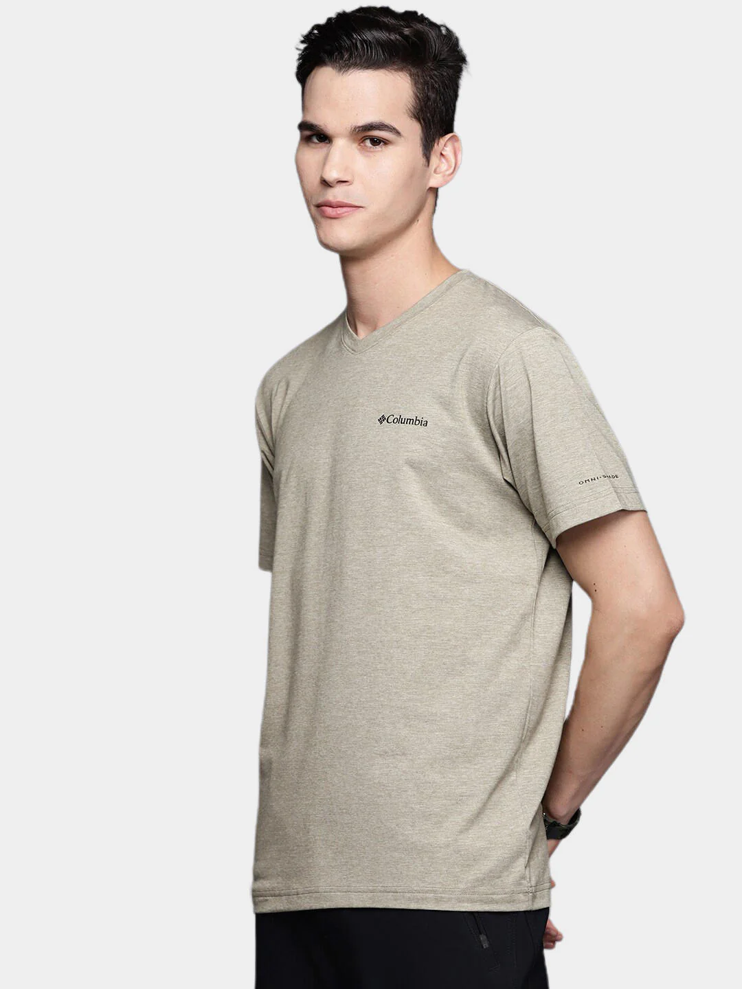 Columbia Men Green Sun Trek V-Neck Short Sleeve (Sun Protection) - Image 9