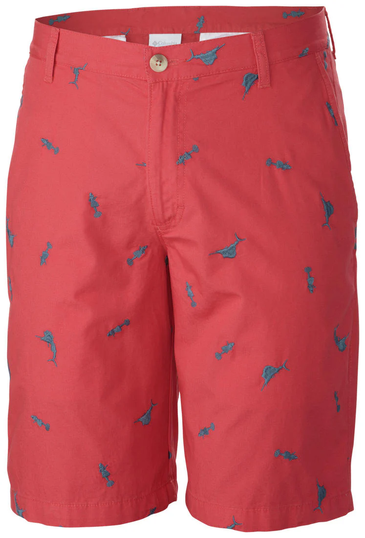 Columbia Men Red Super Bonehead Short