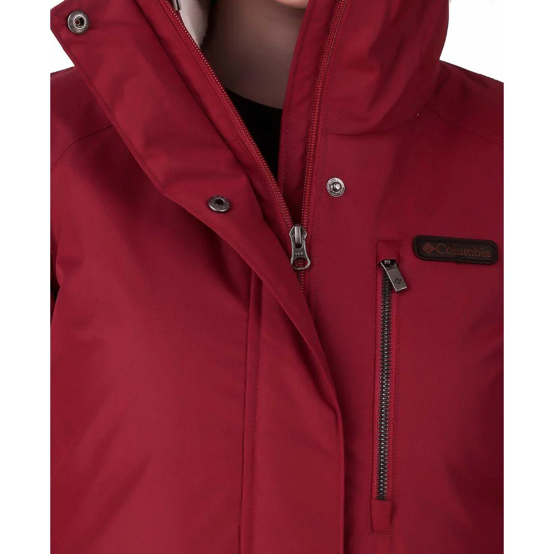 Columbia Women Red Suttle Mountain Long Insulated Jacket - Image 4