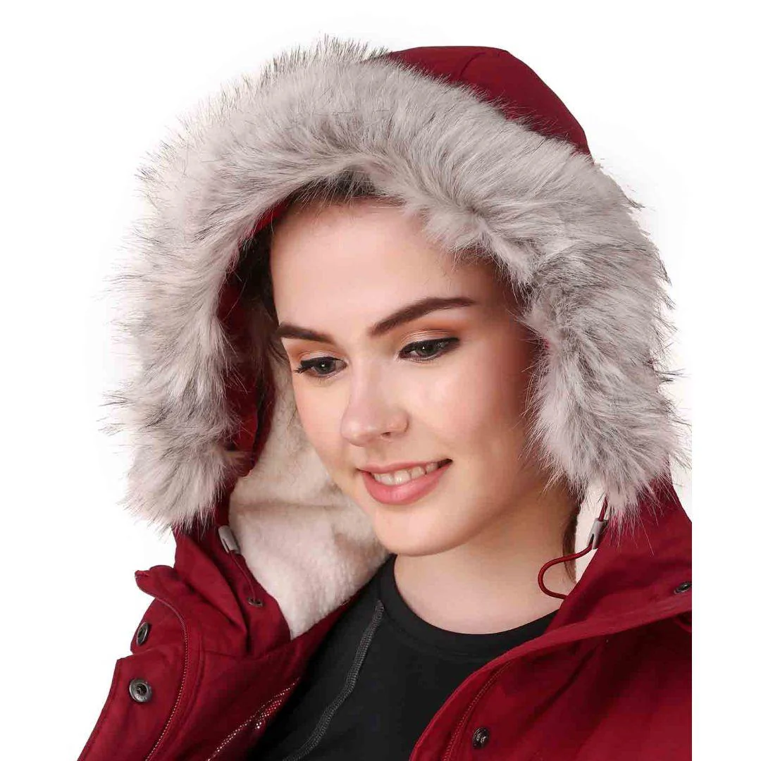 Columbia Women Red Suttle Mountain Long Insulated Jacket - Image 5